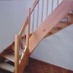 Treppe offen Buche