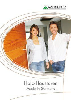 Holzhaustüren Katalog Holzhaustüren