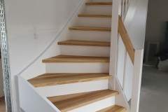 Massivholz Esche/Weißlack