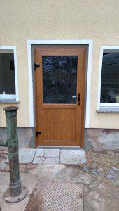 Nebeneingangstuer Golden Oak